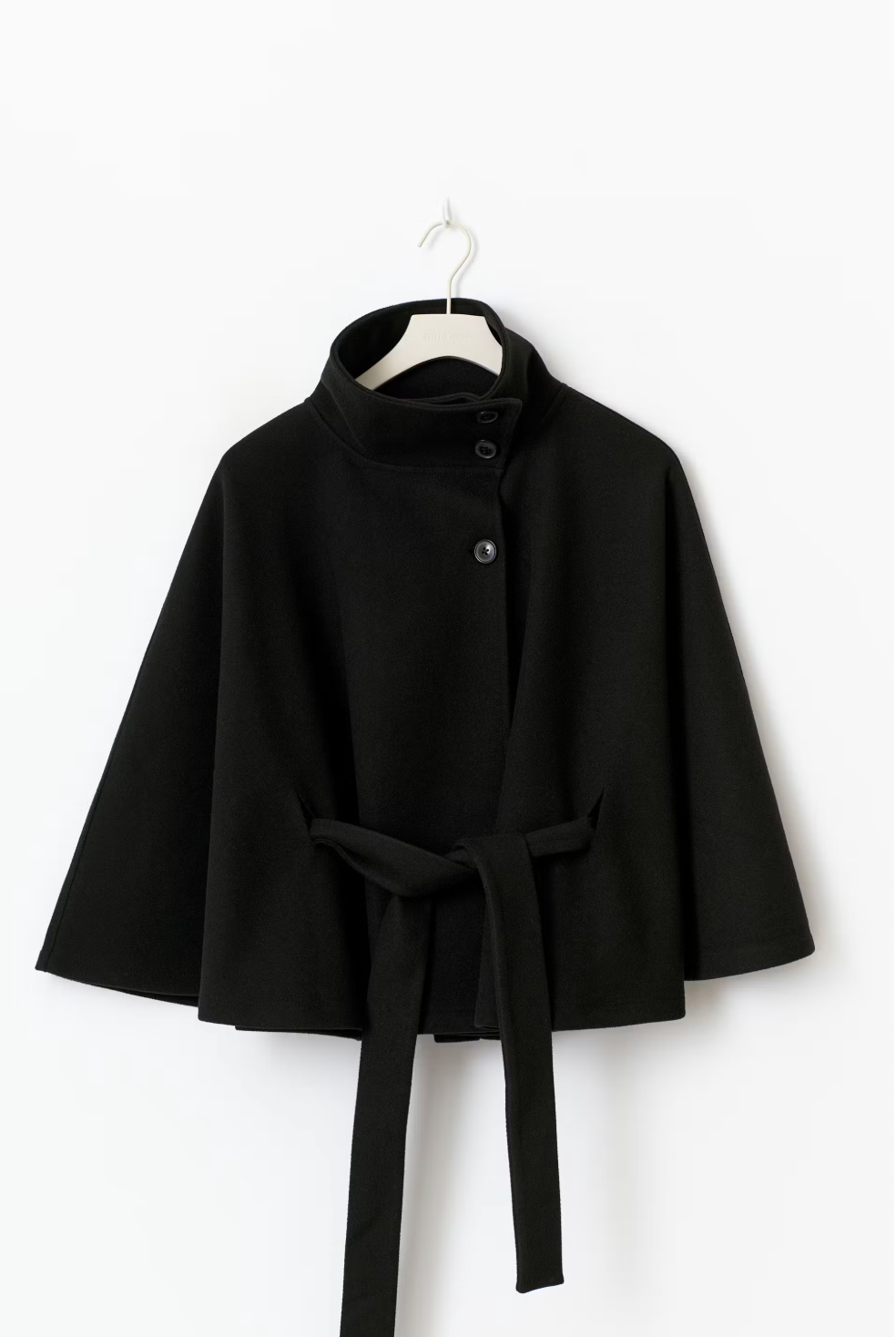 Belted Cape Jacket - By Miralo