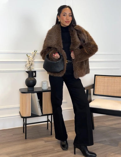 Mirala Faux Fur Coatt