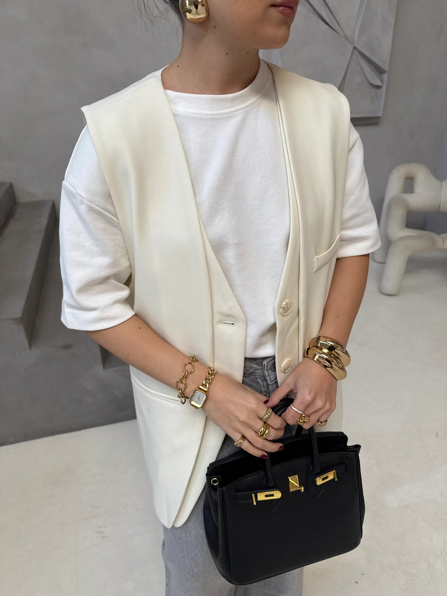 The Office Edit - Sleeveless Jacket