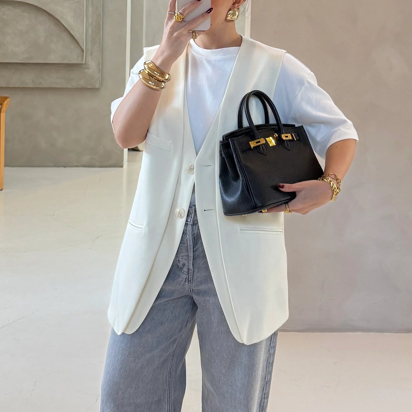 The Office Edit - Sleeveless Jacket